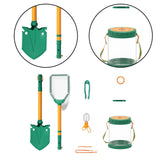 Maxbell 13Pcs Child Beach Sand Outdoor Exploration Toys Sandpit Toy for Outdoor Style A