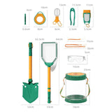 Maxbell 13Pcs Child Beach Sand Outdoor Exploration Toys Sandpit Toy for Outdoor Style A