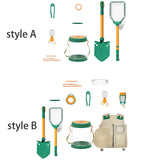 Maxbell 13Pcs Child Beach Sand Outdoor Exploration Toys Sandpit Toy for Outdoor Style A