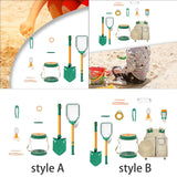 Maxbell 13Pcs Child Beach Sand Outdoor Exploration Toys Sandpit Toy for Outdoor Style A