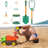 Maxbell 13Pcs Child Beach Sand Outdoor Exploration Toys Sandpit Toy for Outdoor Style A