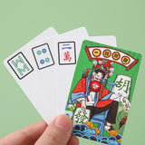 Maxbell Maxbell Mahjong Card Game Compact Waterproof 144 Cards/Set for Outdoor Festival Dorm