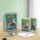 Maxbell Maxbell Mahjong Card Game Compact Waterproof 144 Cards/Set for Outdoor Festival Dorm