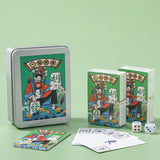 Maxbell Maxbell Mahjong Card Game Compact Waterproof 144 Cards/Set for Outdoor Festival Dorm