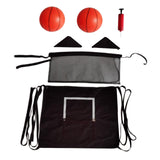 Maxbell Maxbell Mini Trampoline Basketball Hoop Basketball Lovers Gift Trampoline Attachment 2 Balls