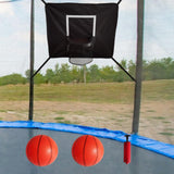 Maxbell Maxbell Mini Trampoline Basketball Hoop Basketball Lovers Gift Trampoline Attachment 2 Balls