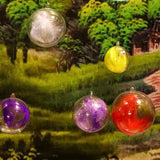 Maxbell Maxbell 30Pcs Transparent Balls DIY Present Clear Fillable Baubles for Home Birthday 2CM
