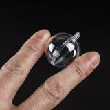 Maxbell Maxbell 30Pcs Transparent Balls DIY Present Clear Fillable Baubles for Home Birthday 2CM