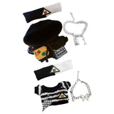 Maxbell 2x17cm Doll Clothes Handmade Clothing Fashionable Doll Clothing for Gift Party Multicolor