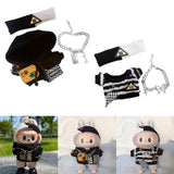 Maxbell 2x17cm Doll Clothes Handmade Clothing Fashionable Doll Clothing for Gift Party Multicolor