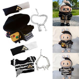 Maxbell 2x17cm Doll Clothes Handmade Clothing Fashionable Doll Clothing for Gift Party Multicolor