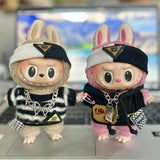 Maxbell 2x17cm Doll Clothes Handmade Clothing Fashionable Doll Clothing for Gift Party Multicolor