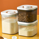 Powder Milk Container Portable Daily Airtight Milk Powder Dispenser for Baby Clear 800ml