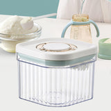 Powder Milk Container Portable Daily Airtight Milk Powder Dispenser for Baby Clear 800ml