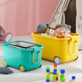 Maxbell Maxbell Toy Storage Box with Wheels Rolling Storage Bins with Lid for Household Book Green