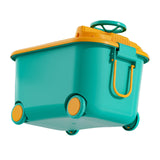 Maxbell Maxbell Toy Storage Box with Wheels Rolling Storage Bins with Lid for Household Book Green