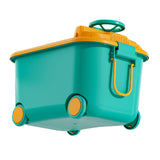 Maxbell Maxbell Toy Storage Box with Wheels Rolling Storage Bins with Lid for Household Book Green