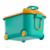 Maxbell Maxbell Toy Storage Box with Wheels Rolling Storage Bins with Lid for Household Book Green