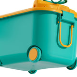 Maxbell Maxbell Toy Storage Box with Wheels Rolling Storage Bins with Lid for Household Book Green