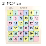 Maxbell Magnetic Number Sliding Puzzle Portable IQ Game for Children Boys Girls Kids 6x6