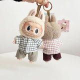 Maxbell Mini 6 inch Doll Clothes Clothing Gift Doll Clothes for Age 5-7 Pendant Doll red suit