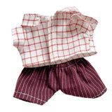 Maxbell Mini 6 inch Doll Clothes Clothing Gift Doll Clothes for Age 5-7 Pendant Doll red suit