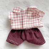 Maxbell Mini 6 inch Doll Clothes Clothing Gift Doll Clothes for Age 5-7 Pendant Doll red suit