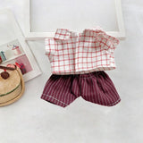 Maxbell Mini 6 inch Doll Clothes Clothing Gift Doll Clothes for Age 5-7 Pendant Doll red suit
