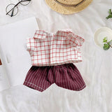 Maxbell Mini 6 inch Doll Clothes Clothing Gift Doll Clothes for Age 5-7 Pendant Doll red suit