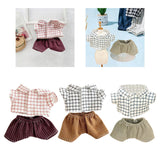 Maxbell Mini 6 inch Doll Clothes Clothing Gift Doll Clothes for Age 5-7 Pendant Doll red suit