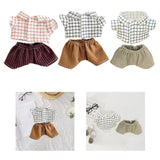 Maxbell Mini 6 inch Doll Clothes Clothing Gift Doll Clothes for Age 5-7 Pendant Doll red suit
