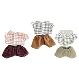 Maxbell Mini 6 inch Doll Clothes Clothing Gift Doll Clothes for Age 5-7 Pendant Doll red suit