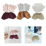 Maxbell Mini 6 inch Doll Clothes Clothing Gift Doll Clothes for Age 5-7 Pendant Doll red suit