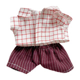 Maxbell Mini 6 inch Doll Clothes Clothing Gift Doll Clothes for Age 5-7 Pendant Doll red suit