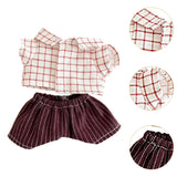 Maxbell Mini 6 inch Doll Clothes Clothing Gift Doll Clothes for Age 5-7 Pendant Doll red suit