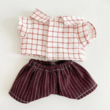 Maxbell Mini 6 inch Doll Clothes Clothing Gift Doll Clothes for Age 5-7 Pendant Doll red suit