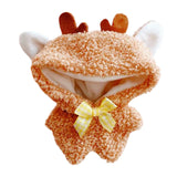 Maxbell 6.69inch Doll Clothes Cute Soft Stylish Decor Dress up Outifit Doll Clothing Khaki