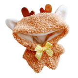Maxbell 6.69inch Doll Clothes Cute Soft Stylish Decor Dress up Outifit Doll Clothing Khaki