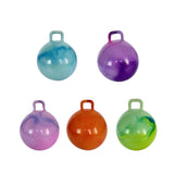 Maxbell Jumping Ball with Handle for Boys Girls Exercise Ball Inflatable Bouncy Ball Blue