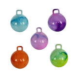 Maxbell Jumping Ball with Handle for Boys Girls Exercise Ball Inflatable Bouncy Ball Blue