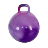 Maxbell Jumping Ball with Handle for Boys Girls Exercise Ball Inflatable Bouncy Ball Purple
