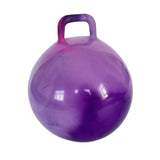 Maxbell Jumping Ball with Handle for Boys Girls Exercise Ball Inflatable Bouncy Ball Purple