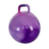 Maxbell Jumping Ball with Handle for Boys Girls Exercise Ball Inflatable Bouncy Ball Purple