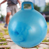 Maxbell Jumping Ball Exercise Ball Funny Indoor and Outdoor Games School Bouncy Ball blue