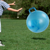 Maxbell Jumping Ball Exercise Ball Funny Indoor and Outdoor Games School Bouncy Ball blue