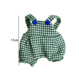 Maxbell Plush Doll Suspender Flexibility Fashion Educational Dress up for 17cm Dolls Green