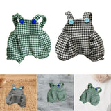 Maxbell Plush Doll Suspender Flexibility Fashion Educational Dress up for 17cm Dolls Green