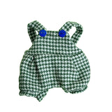 Maxbell Plush Doll Suspender Flexibility Fashion Educational Dress up for 17cm Dolls Green