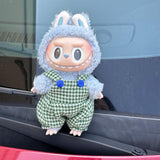 Maxbell Plush Doll Suspender Flexibility Fashion Educational Dress up for 17cm Dolls Green