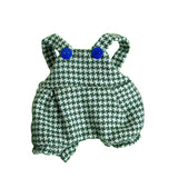 Maxbell Plush Doll Suspender Flexibility Fashion Educational Dress up for 17cm Dolls Green